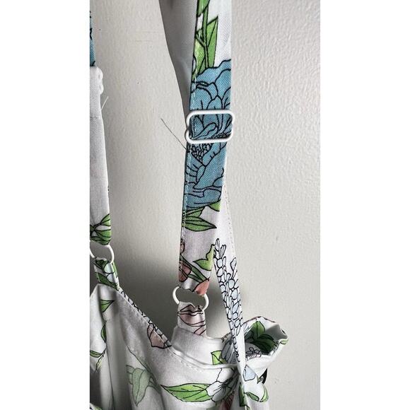 Torrid Babydoll Challis Square Neck Tank Floral Cloud Dancer Plus Sz 5X (28) NEW - Picture 9 of 13